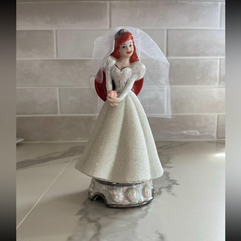 Vintage Disney Ariel wedding figurine
